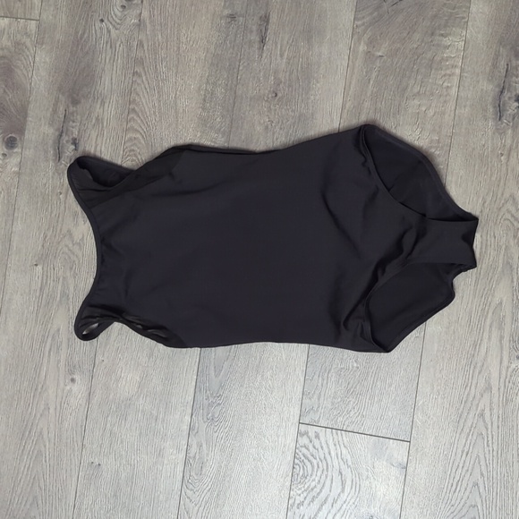 Capezio Studio Collection Black High Neck Leotard - Women Size Small - Picture 1 of 3